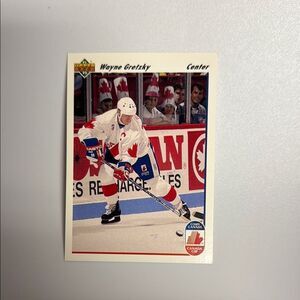 Wayne Gretzky Hockey Card 1991 Upperdeck French